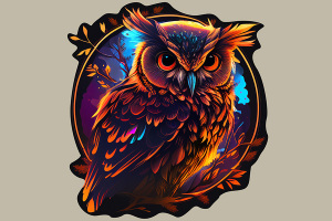 0018-colourful-owl-vector-art-illustration